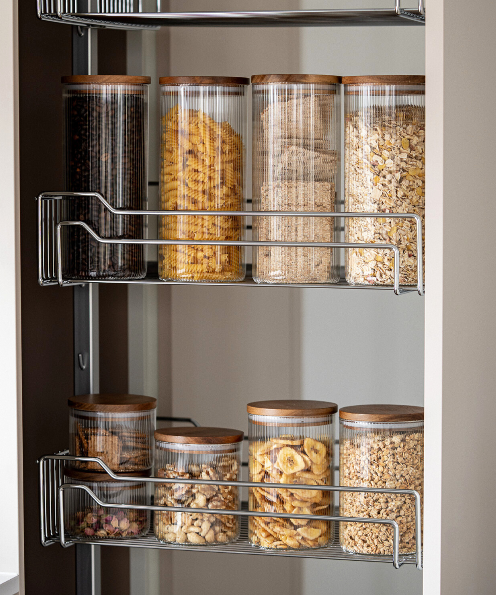 Vorratsgläser Akazie Stripe bundles