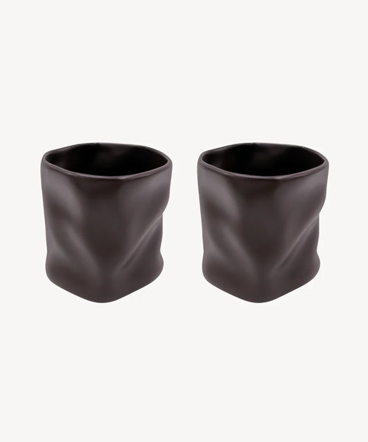 „Diamond“ Keramik Becher Mocha Mousse