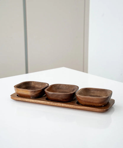 Akazie Element Schalen Set