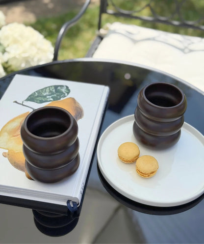 „Wave“ Keramik Becher Mocha Mousse