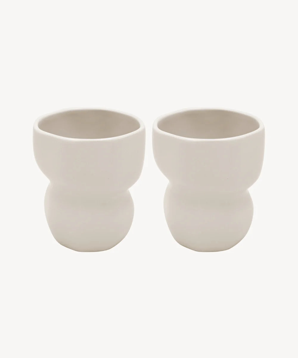 „Organic“Keramik Becher Beige