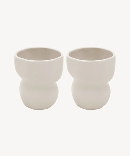 „Organic“Keramik Becher Beige