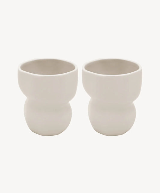 „Organic“Keramik Becher Beige