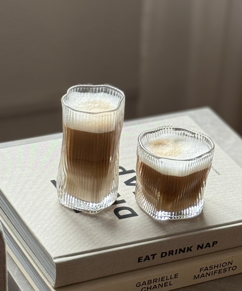 Diamond Stripe Glas 2er -Set / 200ml