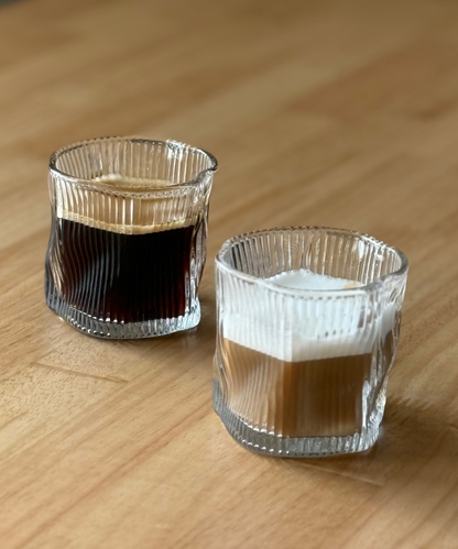 Diamond Stripe Glas 2er -Set / 200ml