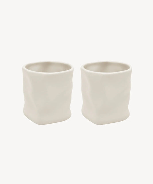 „Diamond“ Keramik Becher Beige