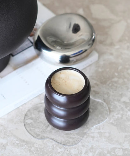 „Wave“ Keramik Becher Mocha Mousse